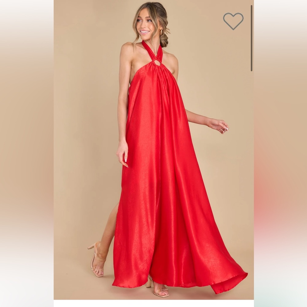 Covered by Love Red Maxi Dress
